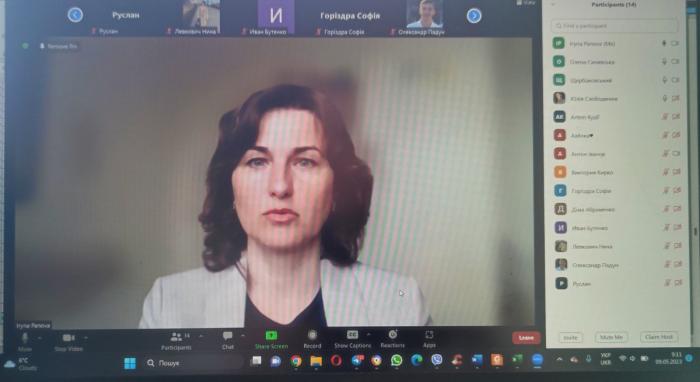 Представники студентського самоврядування, члени робочої групи та студенти взяли участь в обговоренні освітньо-професійної програми