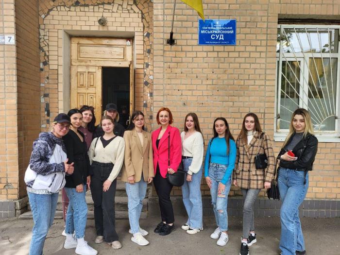 Бінарне заняття для курсантів провела суддя міськрайонного суду