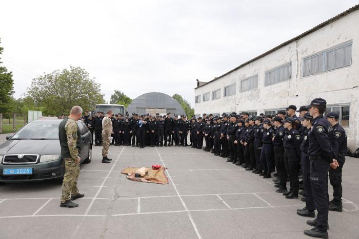 Проведено заняття з надання першої домедичної допомоги постраждалим внаслідок ДТП