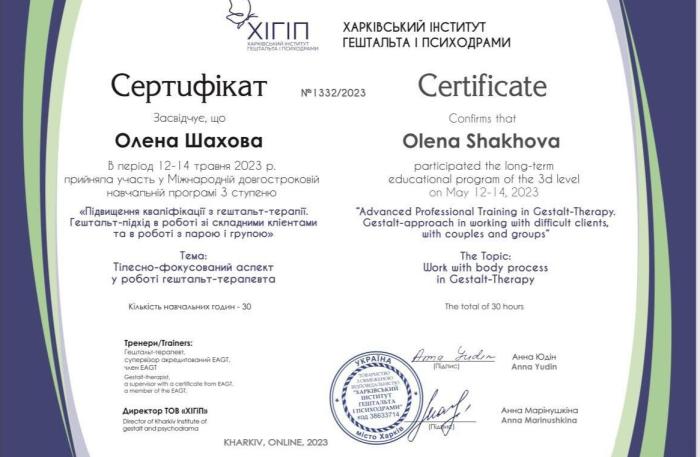 Міжнародне підвищення кваліфікації