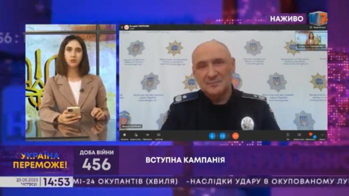 Ректор ХНУВС Валерій Сокуренко виступив у прямому ефірі телеканалу TV 7+