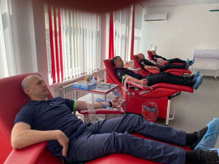 Представники ХНУВС здали кров та її компоненти для потреб ЗСУ та мирних громадян