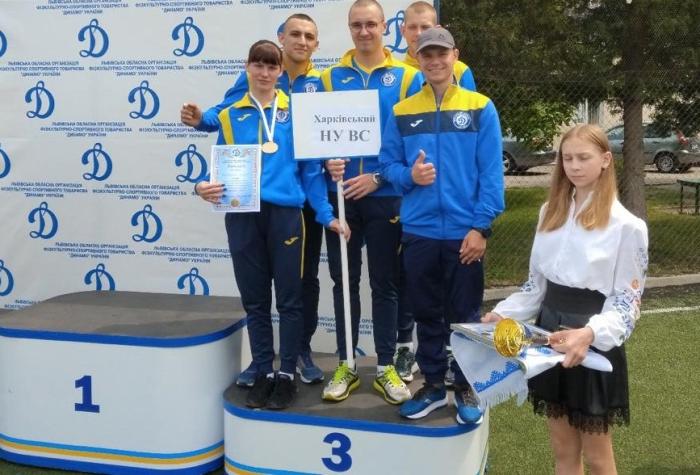 Команда ХНУВС стала призером чемпіонату ФСТ «Динамо» України з поліатлону