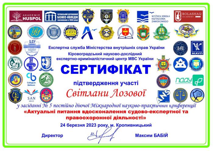 Участь студентів університету в наукових заходах