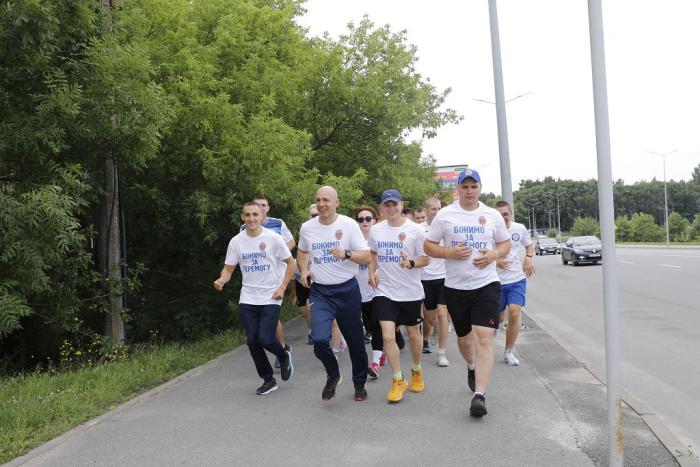 У ХНУВС відбувся забіг «Біжимо за ПЕРЕМОГУ»