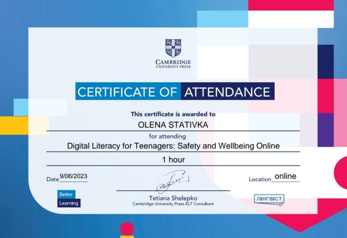 Основні складові цифрової грамотності педагога