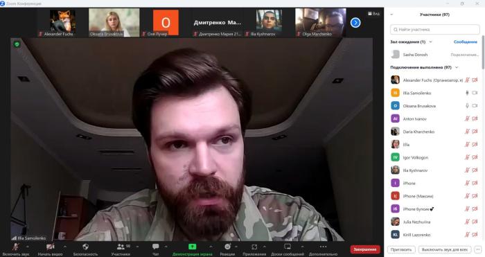 Зустріч студентів із захисником Маріуполя