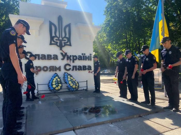 Курсанти університету взяли участь у міських заходах до Дня Української Державності