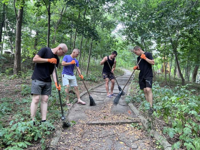 Участь курсантів університету у благоустрої