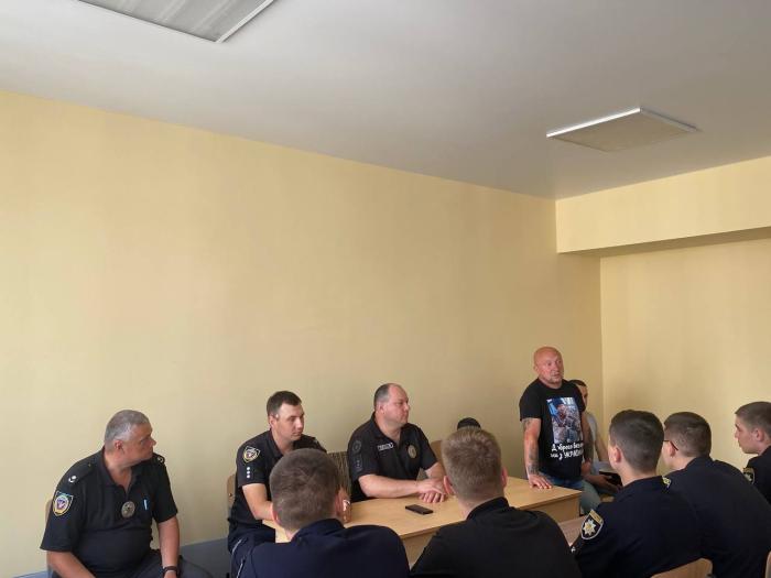 Зустріч курсантів із військовослужбовцем ЗСУ