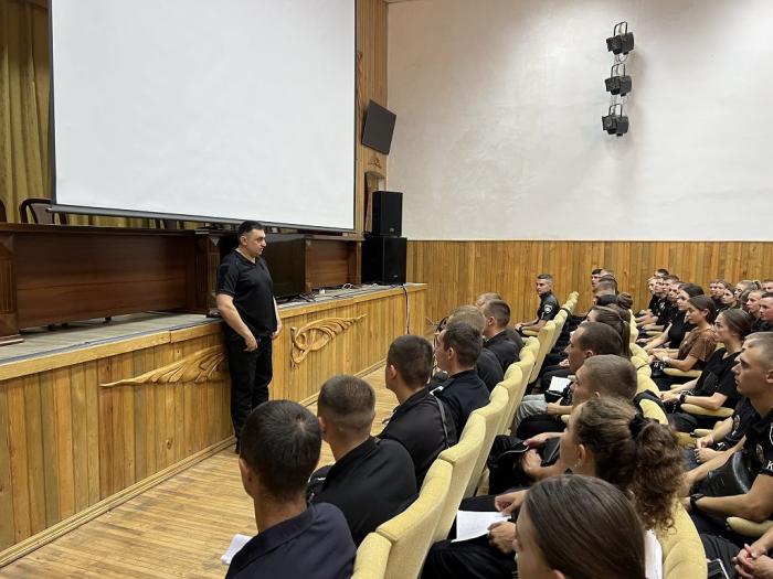 Зустріч першокурсників із учасником бойових дій