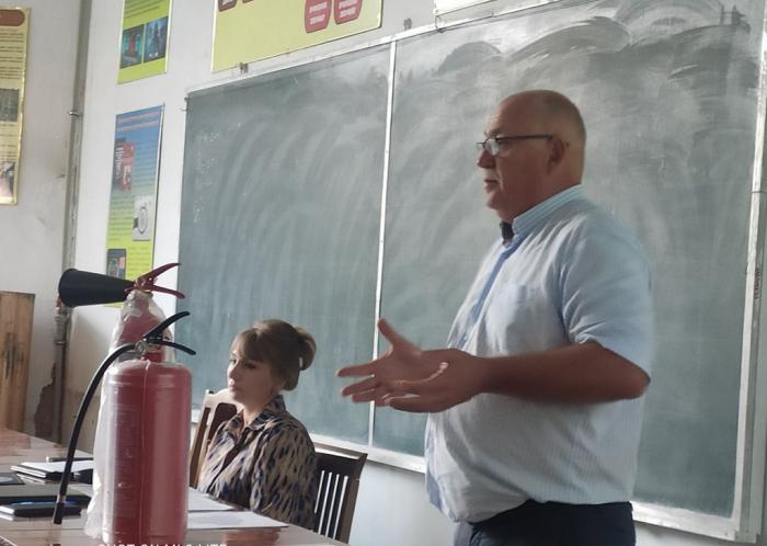 Інструктаж із протипожежної безпеки та охорони праці для курсантів-першокурсників 