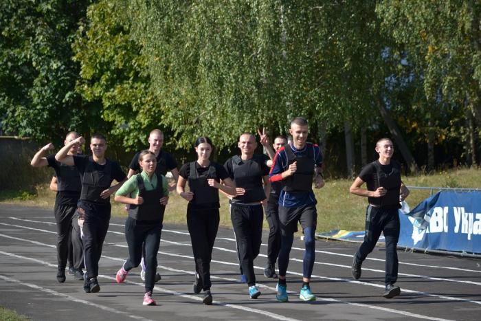 Курсанти-першокурсники взяли участь у забігу