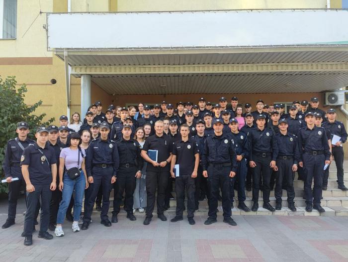 Бінарне заняття для курсантів за участі поліцейських