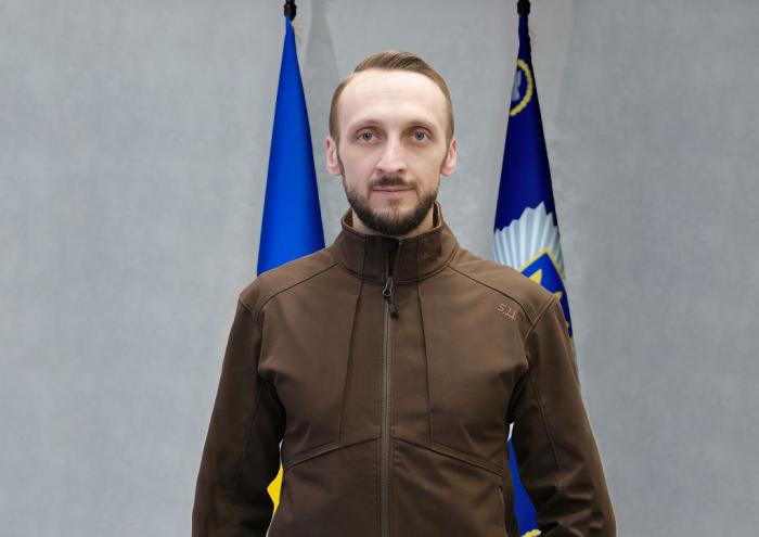 Привітання першокурсникам від директора Департаменту освіти, науки та спорту МВС України Олександра Тарасенка зі складанням Присяги працівника поліції