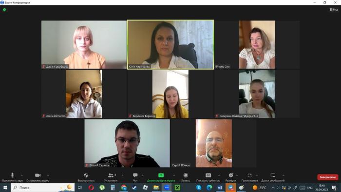 Засідання наукового гуртка