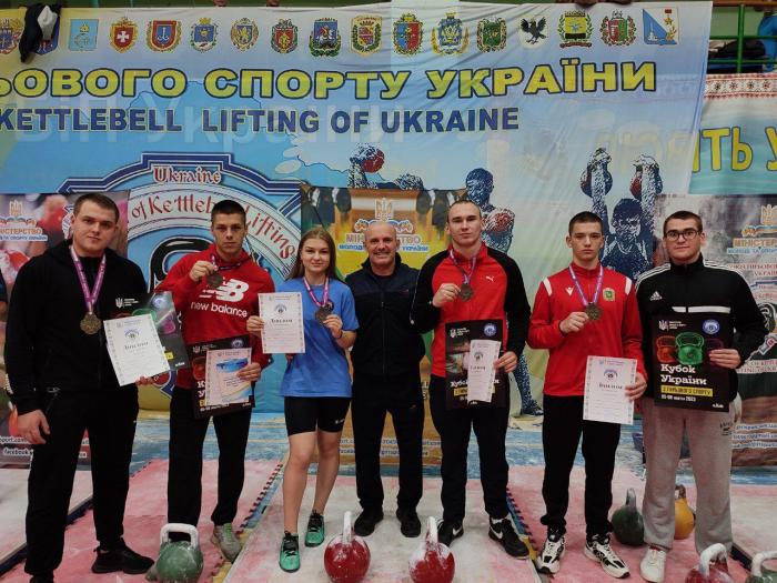 Курсанти ХНУВС стали переможцями та призерами Кубку України з гирьового спорту