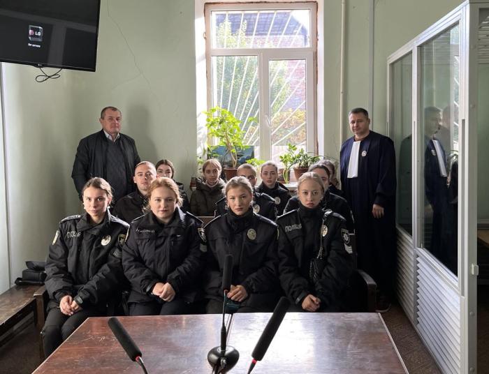 Бінарне заняття для курсантів провів суддя міськрайонного суду