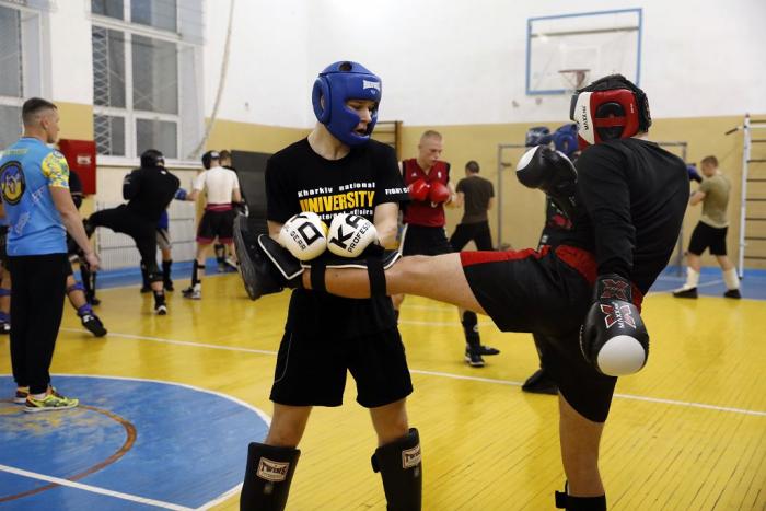 Спільне тренування збірних команд ХНУВС та НА НГУ