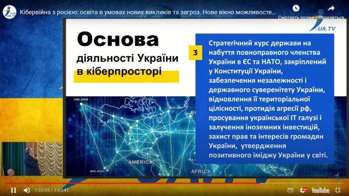 Участь в освітній сесії з кібербезпеки