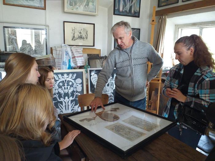 Студенти відвідали Творчу майстерню Бориса Негоди