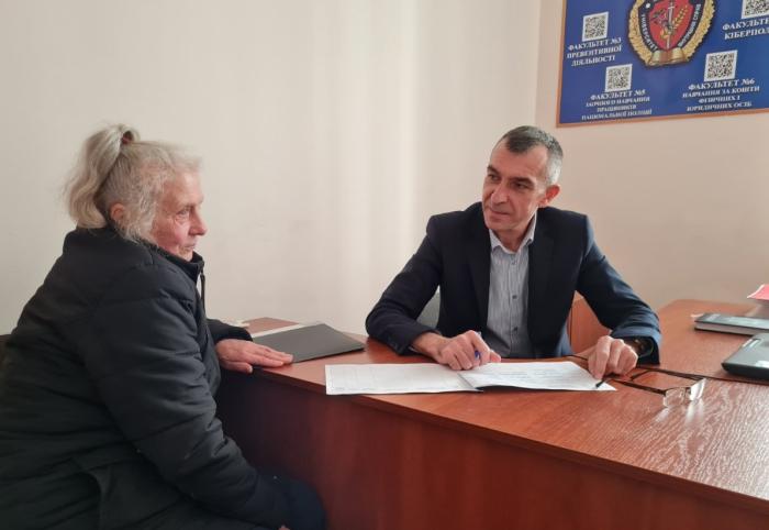Відбувся черговий прийом громадян у відділенні Юридичної клініки ХНУВС м. Вінниця