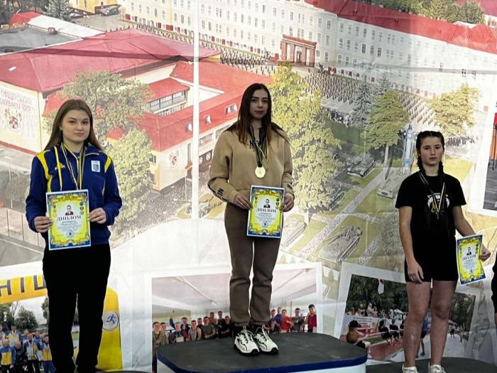 Курсантка університету Ярослава Кремль — призерка Всеукраїнських змагань з гирьового спорту