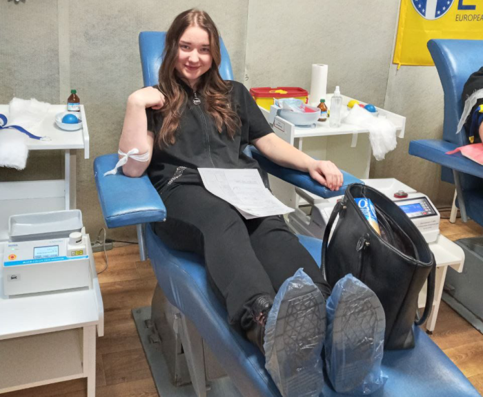 Донорська допомога студентів університету