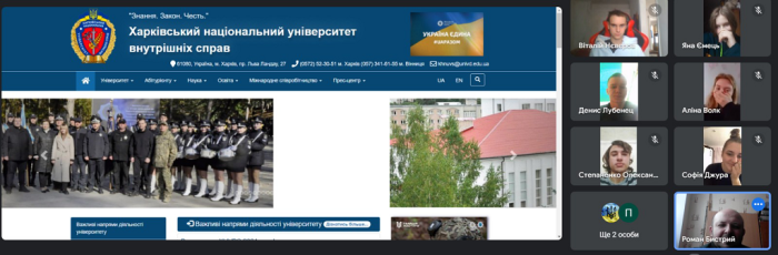 Meeting with future graduates of Oril Lyceum in Kharkiv region