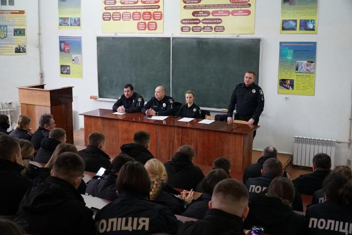 Зустріч представників патрульної поліції з курсантами ХНУВС