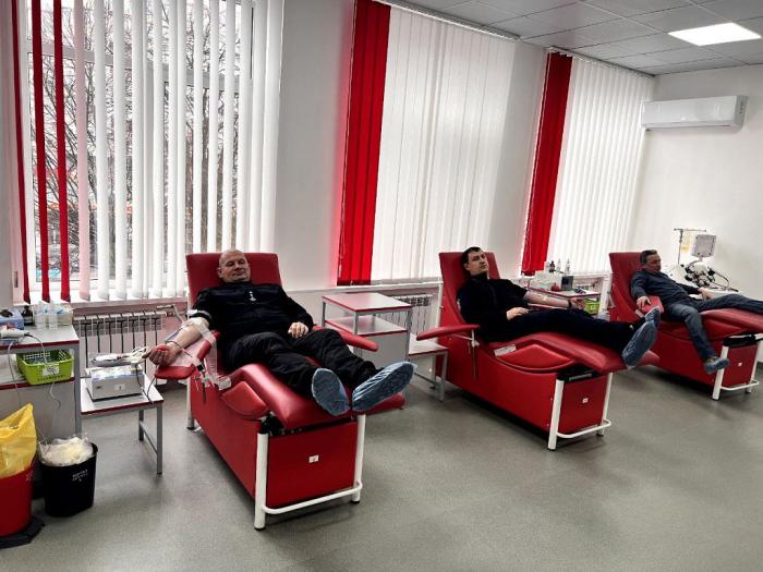 Донація крові курсантами ХНУВС