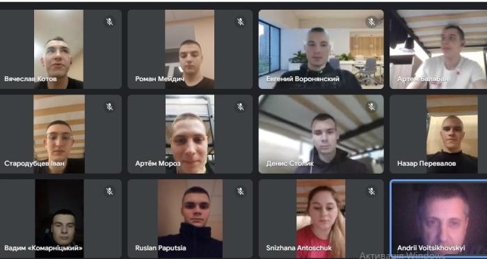 Онлайн-зустріч із курсантами факультету № 4