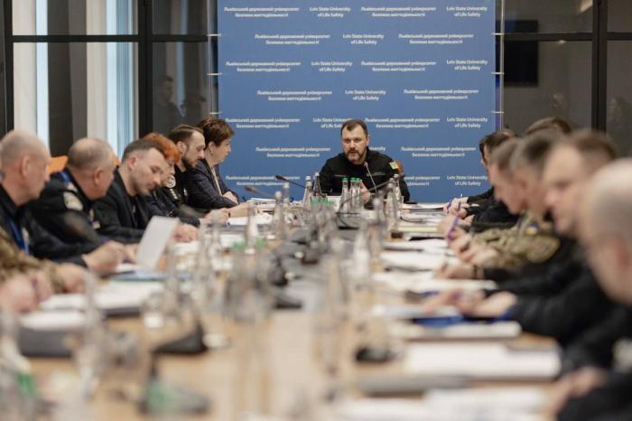 Ihor Klymenko held an offsite meeting with rectors of higher education institutions of the Ministry of Internal Affairs in Lviv