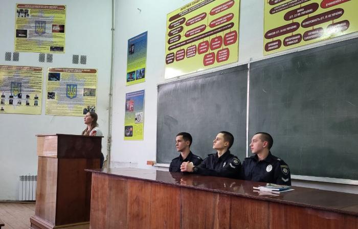 Участь курсантів у декламуванні поезій 