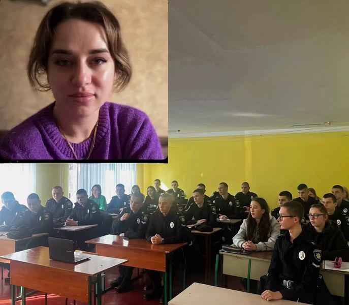 Питання волонтерства під час війни стали темою бінарного заняття