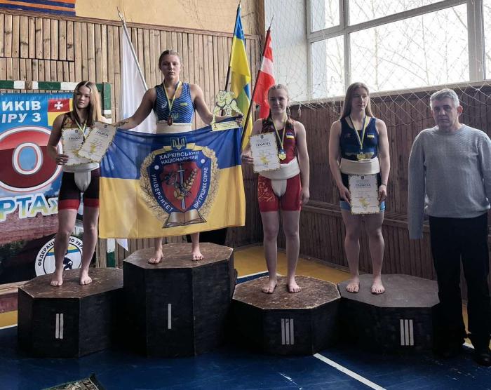 Курсантка Софія Коваль здобула дві медалі у змаганнях із сумо