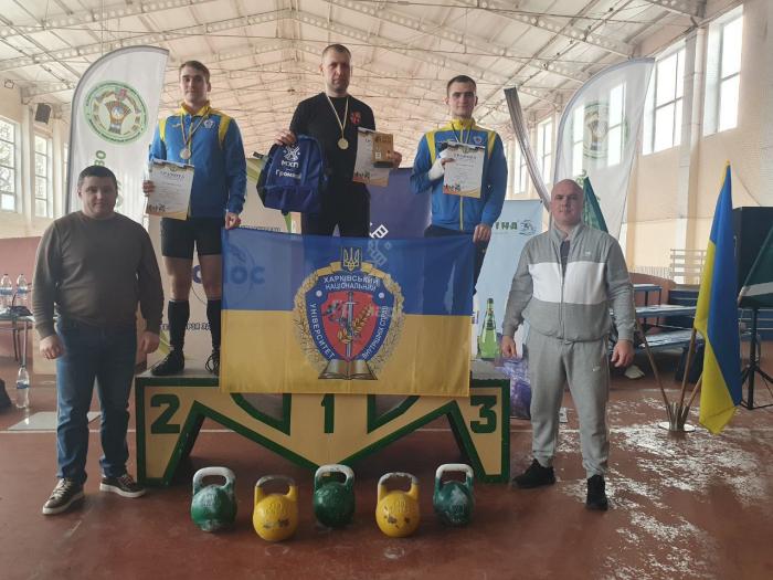 Досягнення курсантів ХНУВС у гирьовому спорті