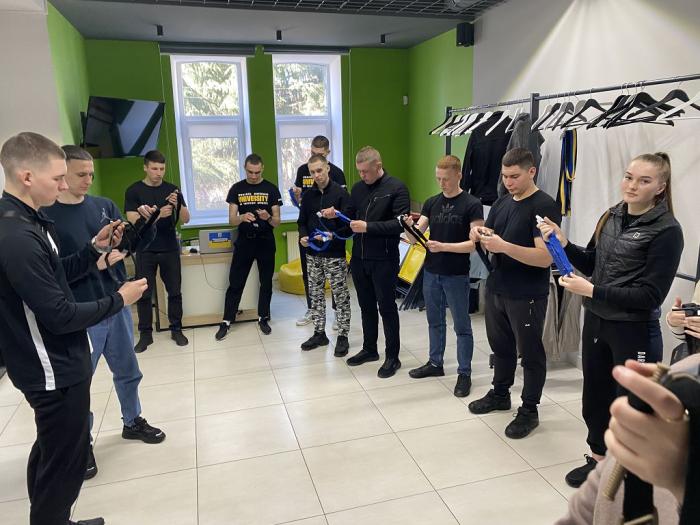 Участь курсантів у навчальному тренінгу 