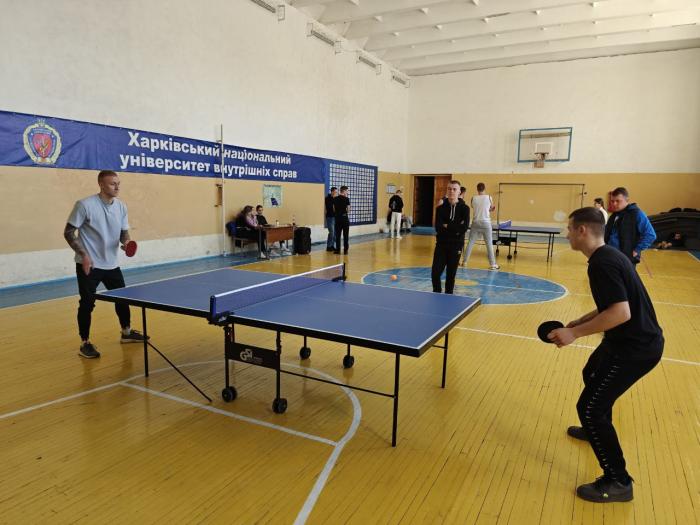 Шашки і настільний теніс: змагання серед курсантів