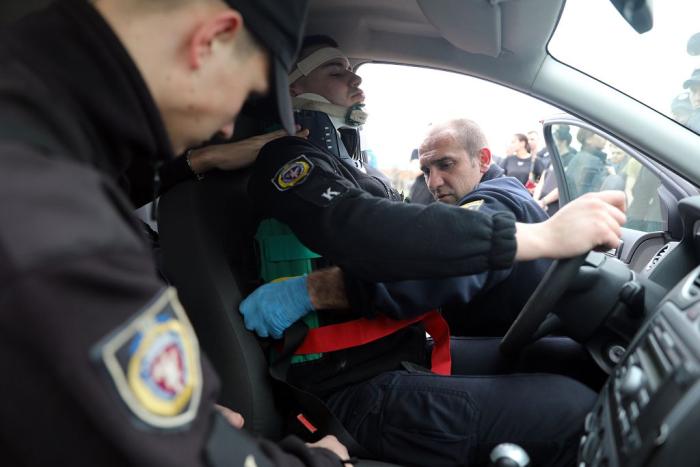 Практичне заняття з надання невідкладної домедичної допомоги постраждалим внаслідок дорожньо-транспортних пригод