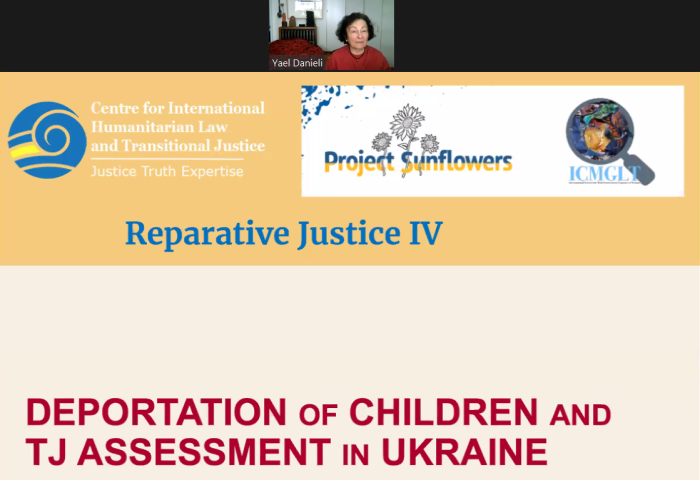 Participation in the international webinar on restorative justice