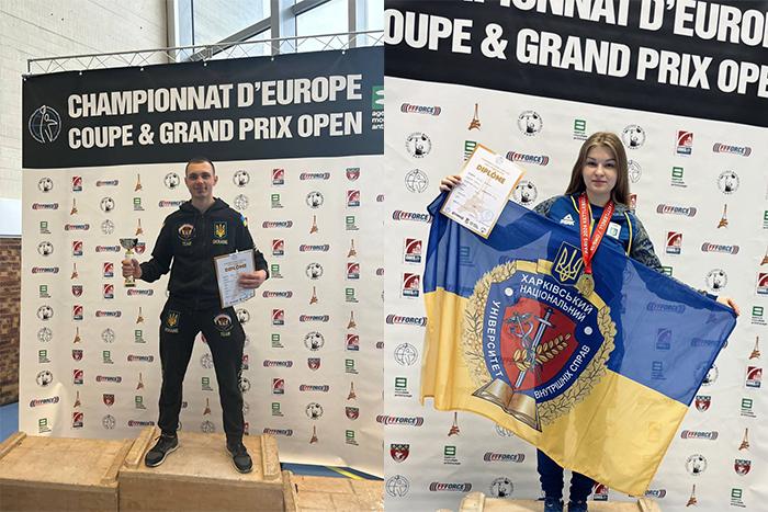 Представники ХНУВС – переможці чемпіонату Європи з гирьового спорту