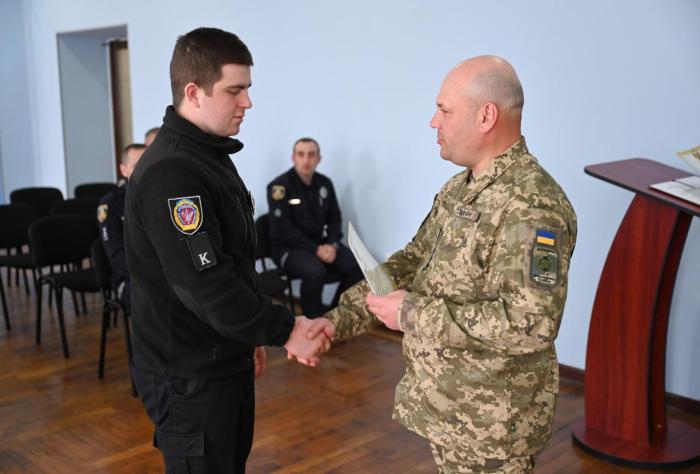 Курсантів ХНУВС, які несли службу з охорони державного кордону, відзначено нагородами