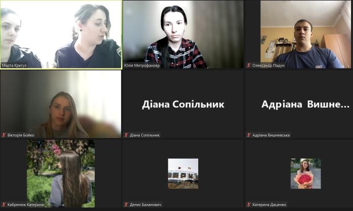 Бінарне заняття з кримінального права за участі інспекторів дотримання прав людини