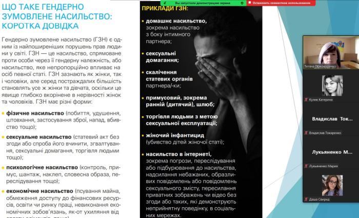 Кураторська година з питань гендерно зумовленого насильства