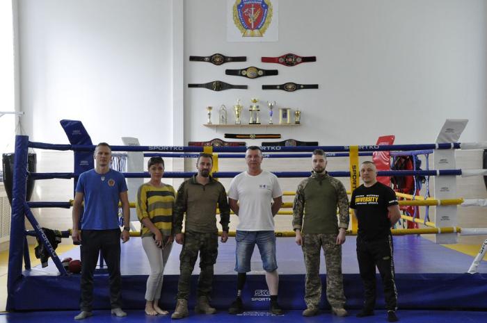 Тренувальне заняття для учасників бойових дій