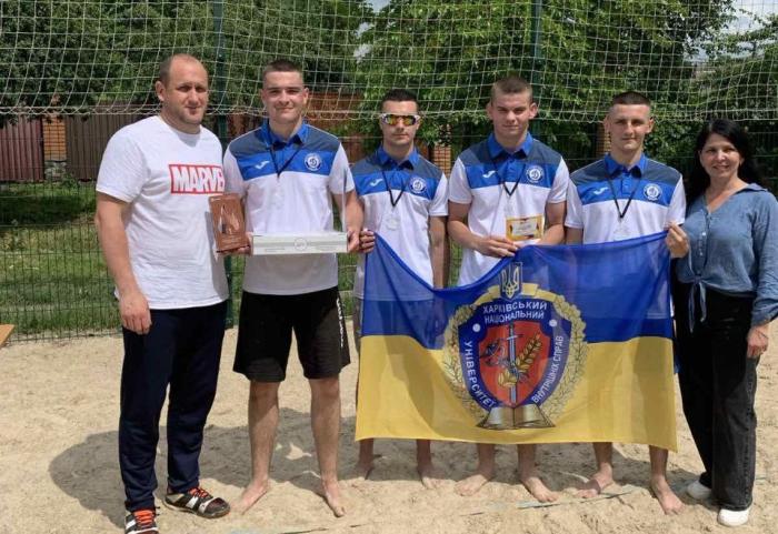 Переможницею змагань із волейболу стала команда ХНУВС