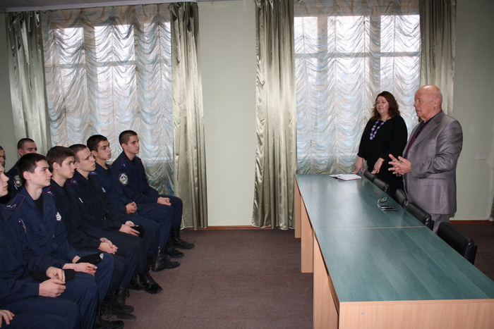 О. М. Бандурка зустрівся із вихованцями «Ліцею міліції»