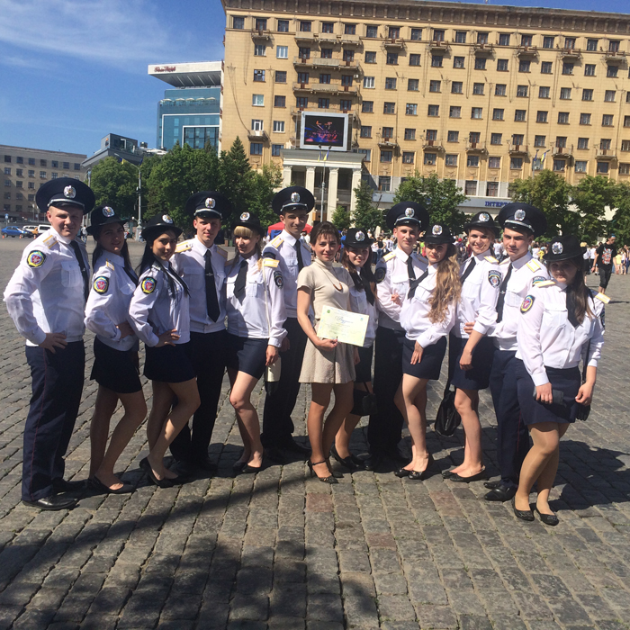 Курсанти факультету підготовки фахівців для підрозділів слідства взяли участь у встановленні танцювального рекорду України