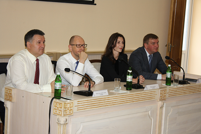 THE PRIME MINISTER OF UKRAINE, THE MINISTER OF INTERNAL AFFAIRS OF UKRAINE, THE MINISTER OF JUSTICE OF UKRAINE, THE FIRST DEPUTY MINISTER OF INTERNAL AFFAIRS OF UKRAINE VISITED THE UNIVERSITY